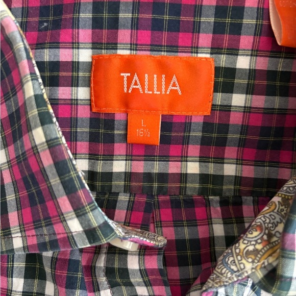 Tallia Men’s Button-Down Shirt | Size Large (16.5”) - Picture 4 of 5
